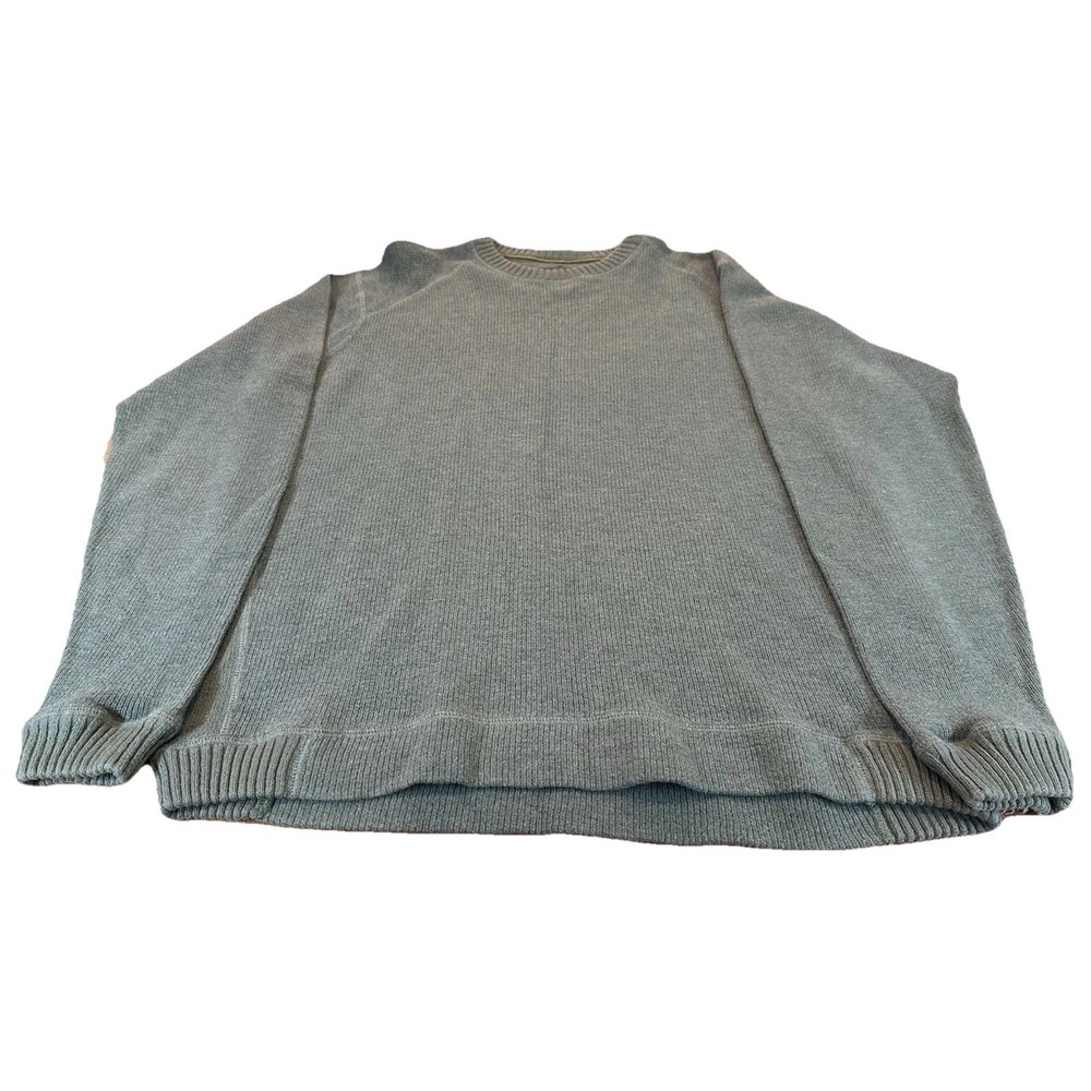 Tommy‎ Bahama Sweater Mens Green Pullover 100% Cotton Size M